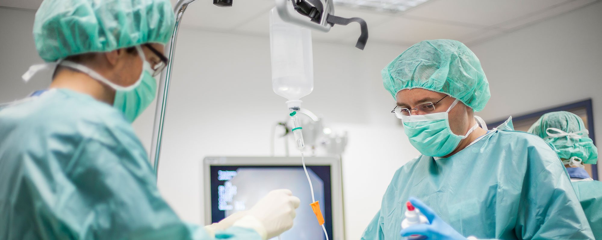 Chirurgischer Eingriff im Kompetenzzentrum für minimal invasive Chirurgie