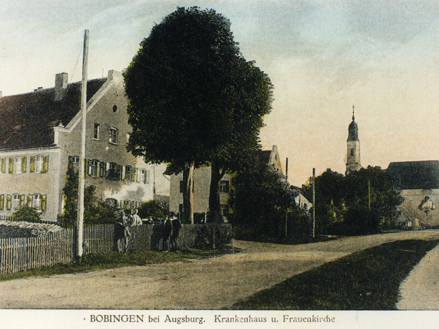 Krankenhaus und Frauenkirche Bobingen
