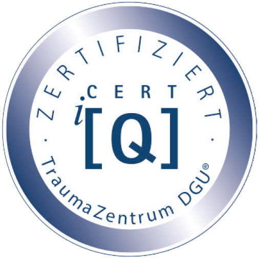Logo für die Zertifizierung CERTi[Q] TraumaZentrum DGU